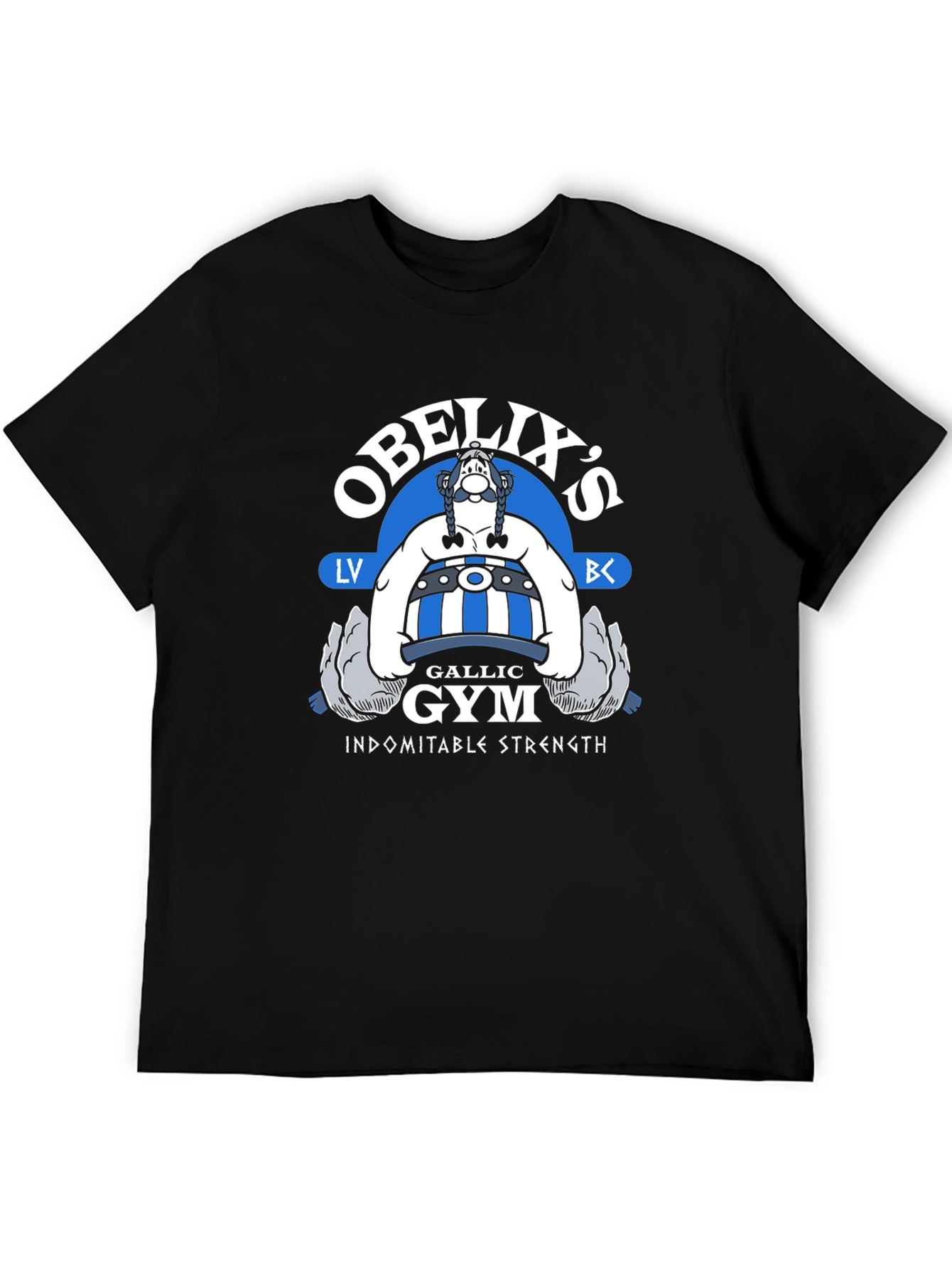 Obelixs Gallic Gym Black T-Shirt