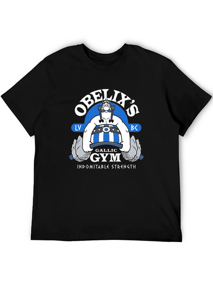 Obelixs Gallic Gym Black T-Shirt