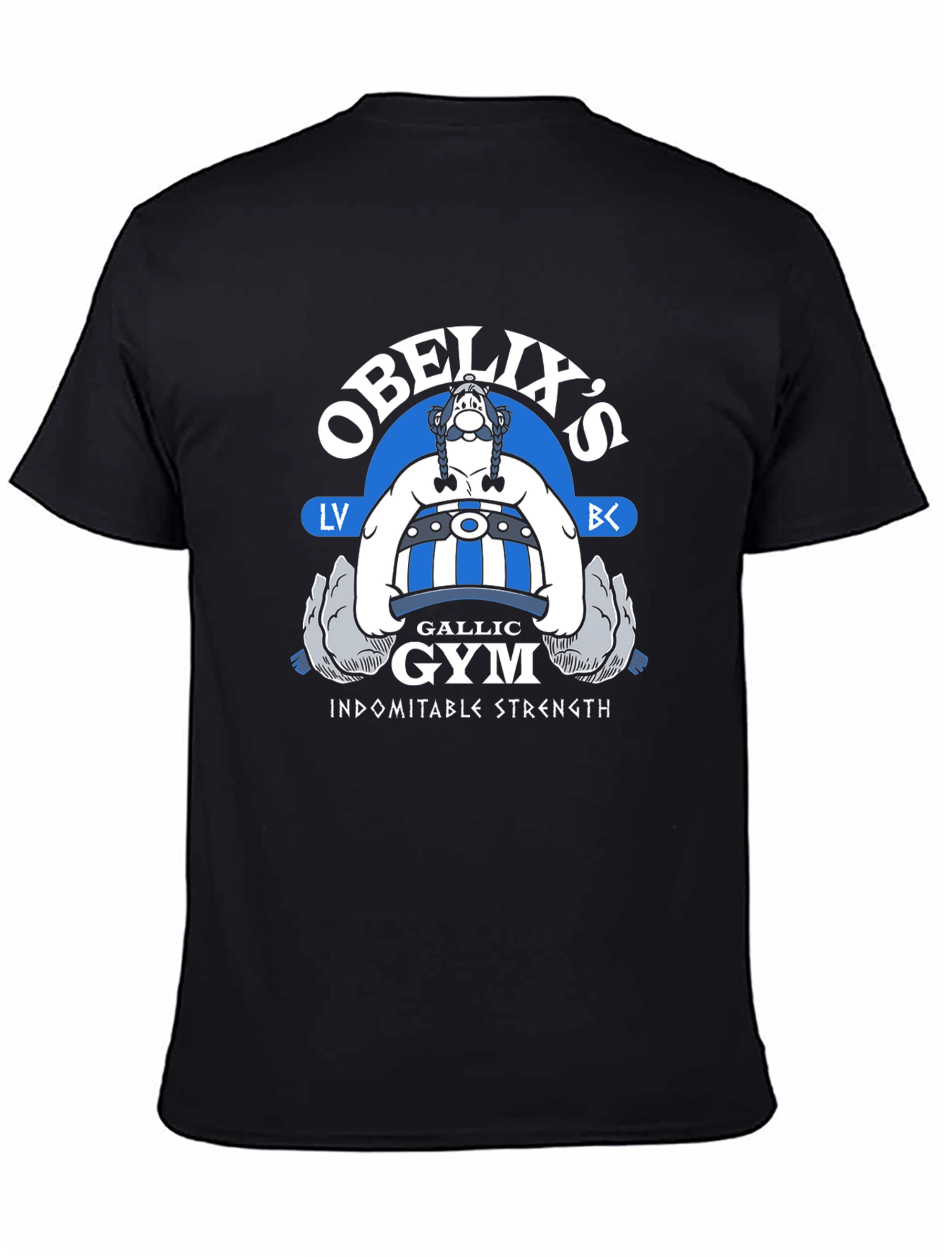 Obelixs Gallic Gym Black T-Shirt