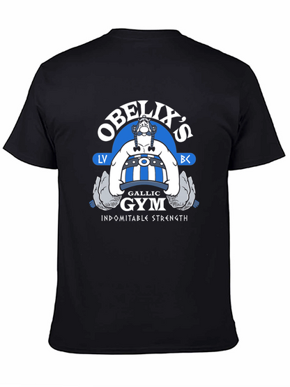 Obelixs Gallic Gym Black T-Shirt
