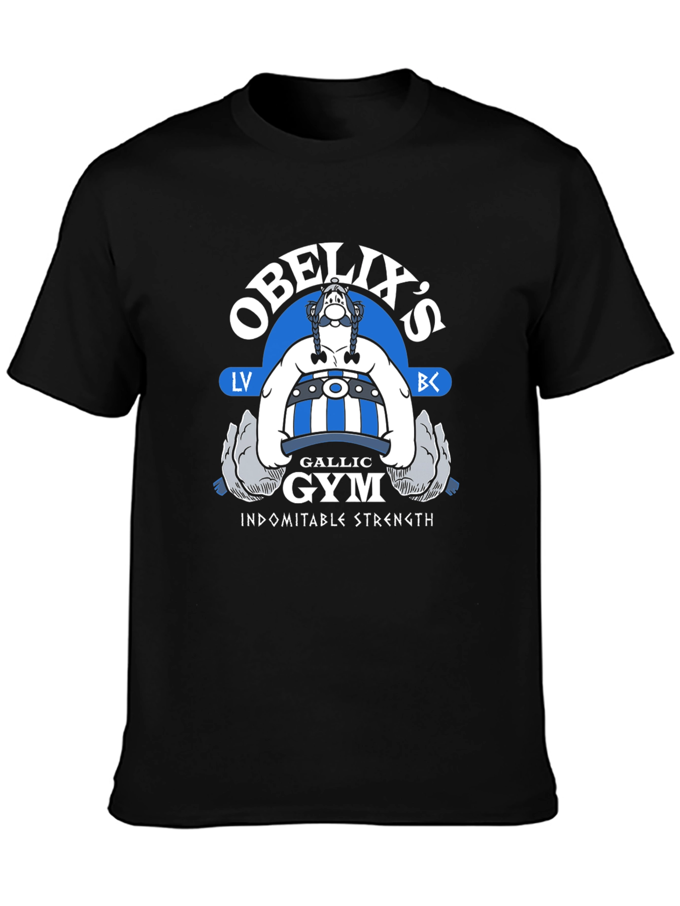 Obelixs Gallic Gym Black T-Shirt