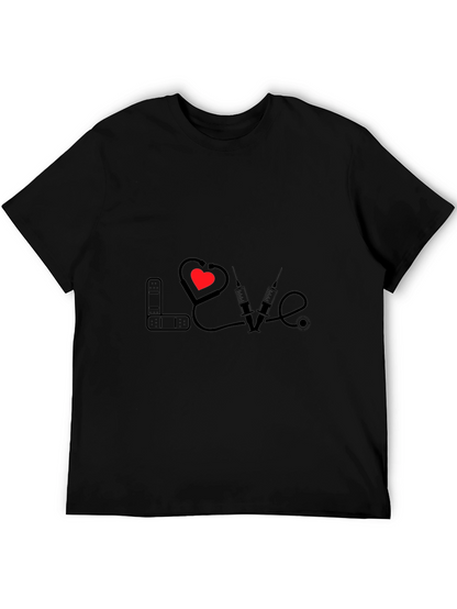 Love Medicine Graphic Tee - Nurse/Doctor Gift T-Shirt