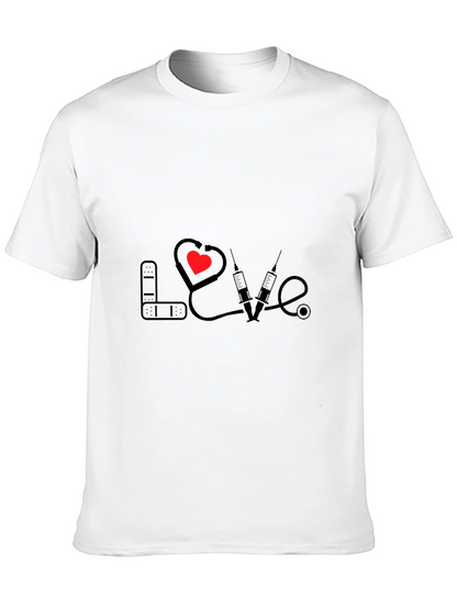 Love Medicine Graphic Tee - Nurse/Doctor Gift T-Shirt