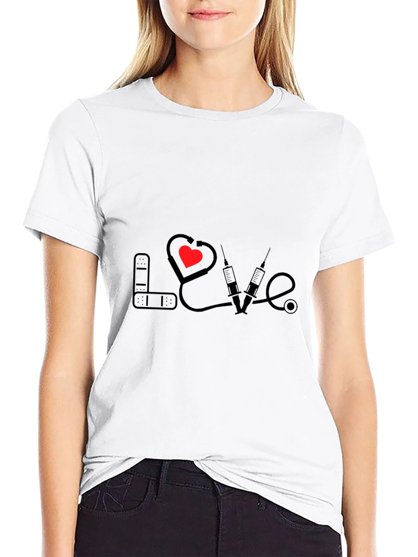 Love Medicine Graphic Tee - Nurse/Doctor Gift T-Shirt