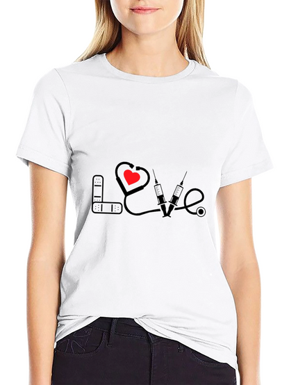 Love Medicine Graphic Tee - Nurse/Doctor Gift T-Shirt