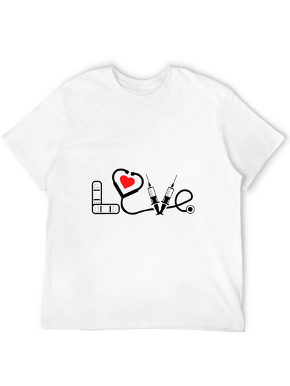 Love Medicine Graphic Tee - Nurse/Doctor Gift T-Shirt