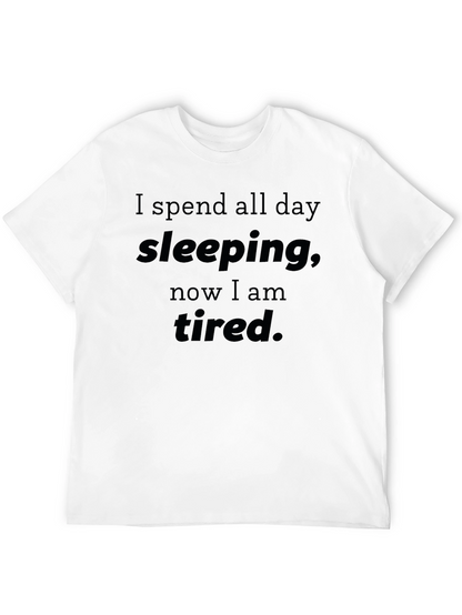 Funny Sleeping All Day Tired T-Shirt