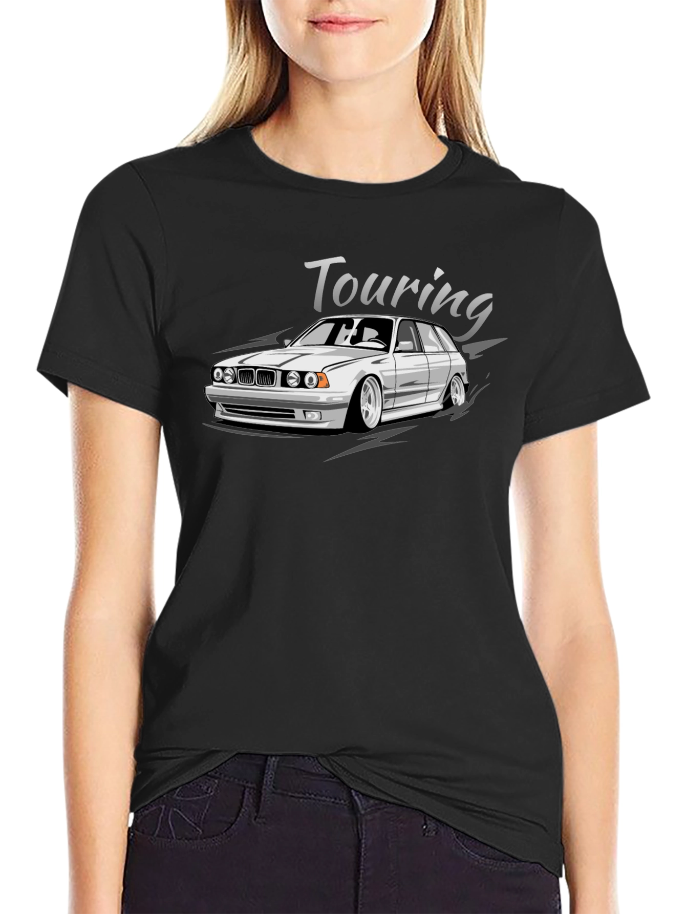 Touring Car Graphic Black T-Shirt