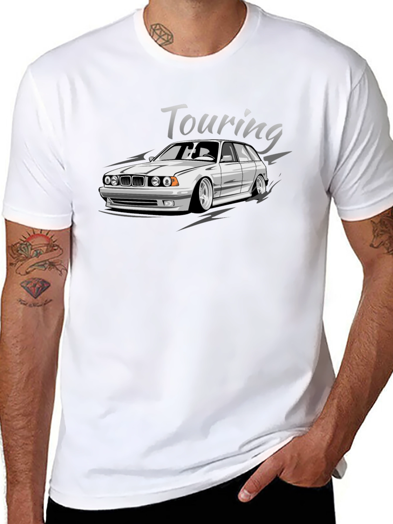 Touring Car Graphic Black T-Shirt