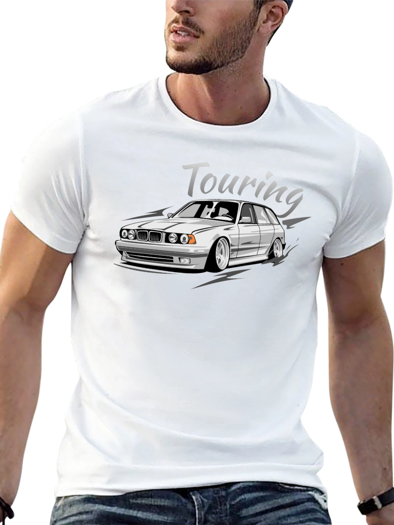 Touring Car Graphic Black T-Shirt