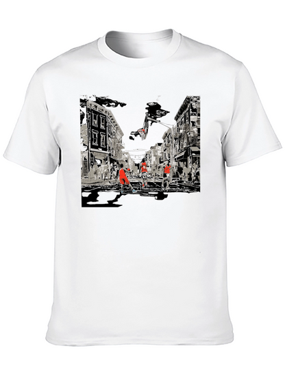 Streetball Graphic Tee - Black Cotton