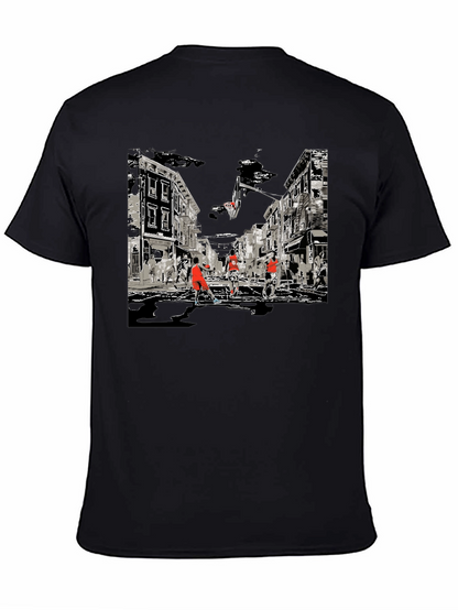 Streetball Graphic Tee - Black Cotton