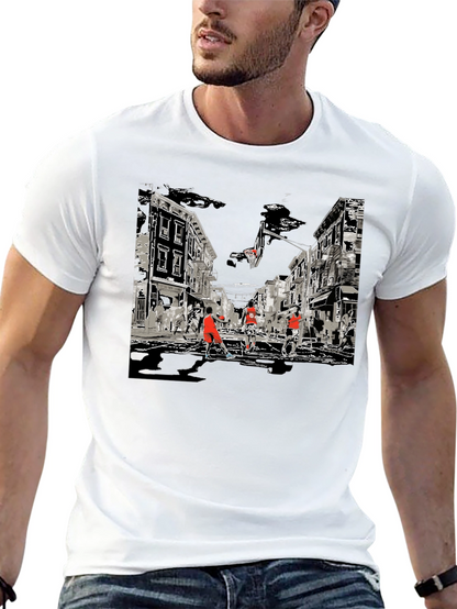 Streetball Graphic Tee - Black Cotton