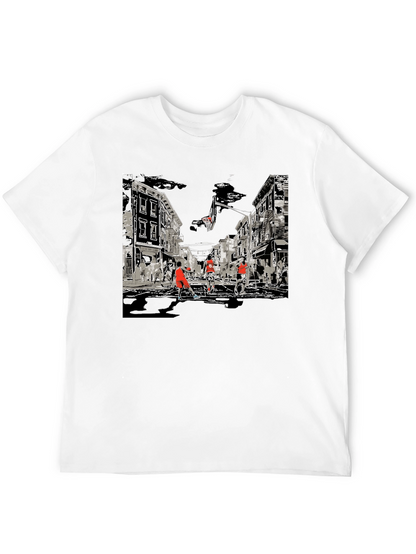 Streetball Graphic Tee - Black Cotton
