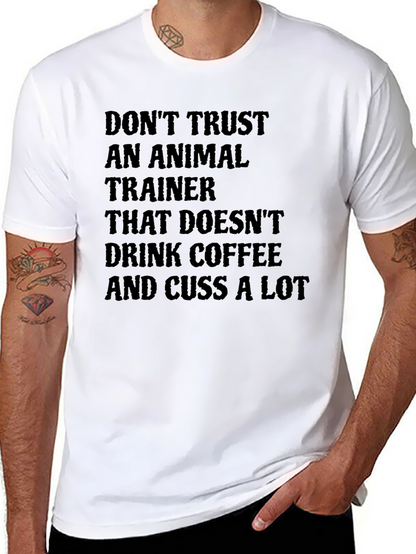 Funny Animal Trainer Coffee T-Shirt