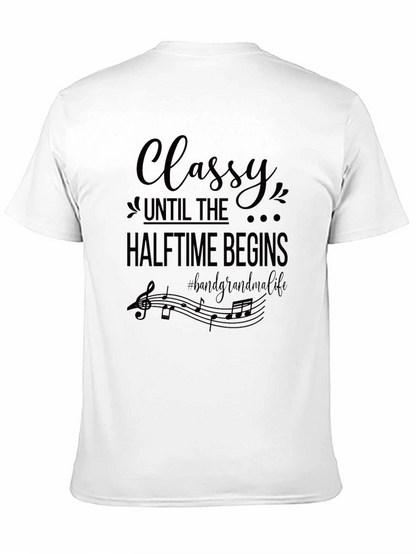 Classy Halftime Band Grandma Black T-Shirt