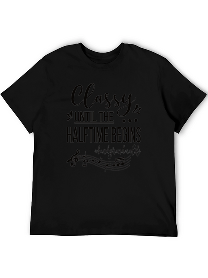 Classy Halftime Band Grandma Black T-Shirt