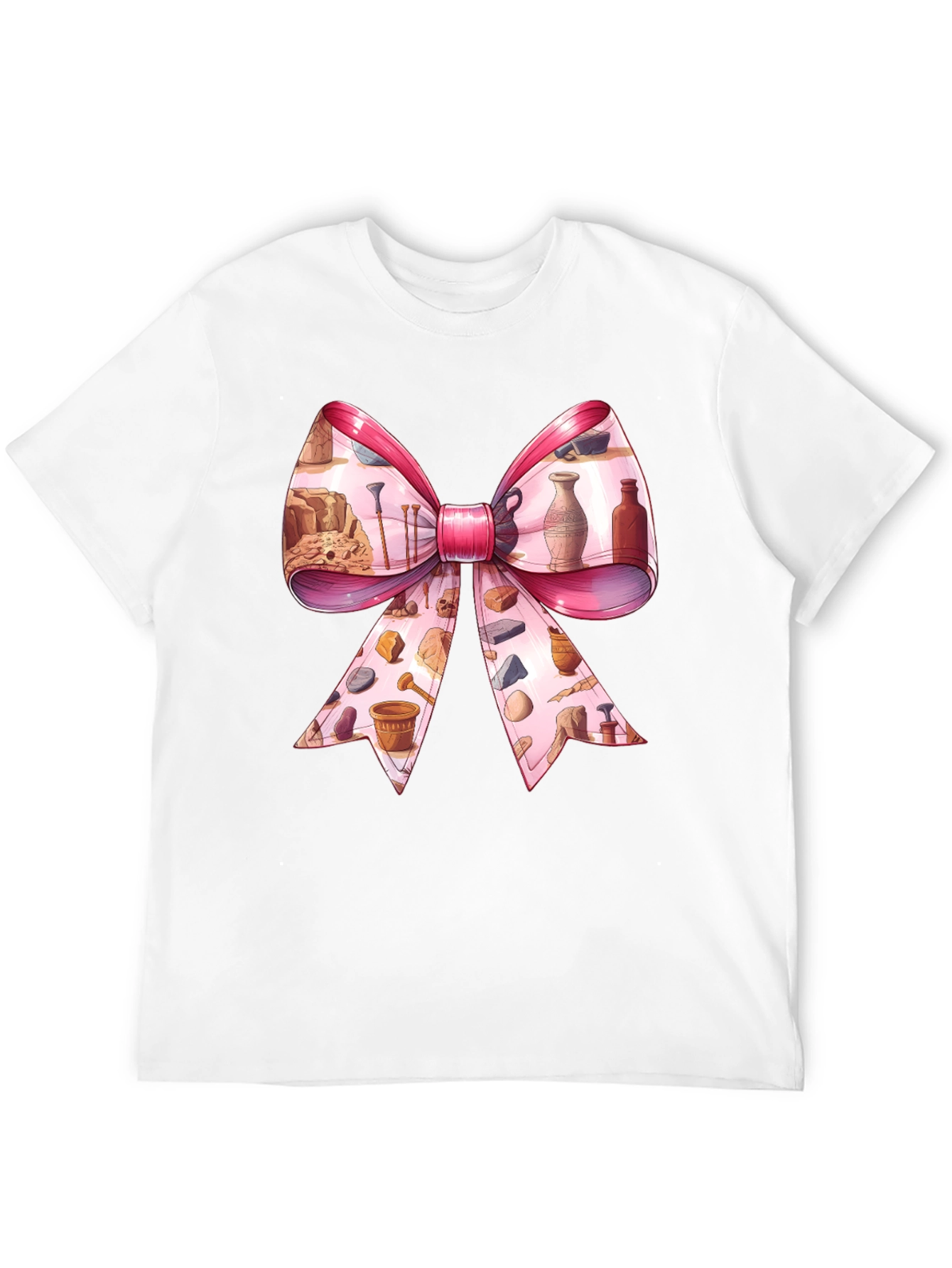 Archaeology Bow T-Shirt - Dig Into Style!