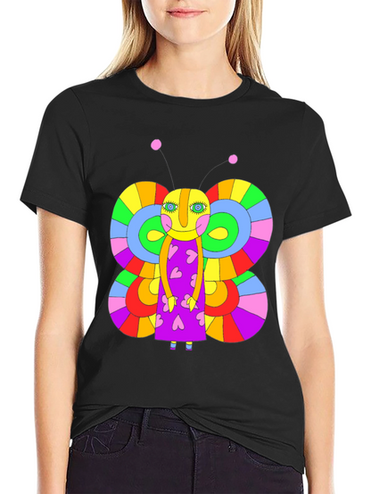 Funky Butterfly Graphic Tee