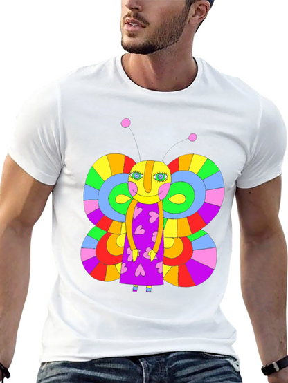 Funky Butterfly Graphic Tee