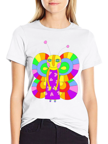 Funky Butterfly Graphic Tee