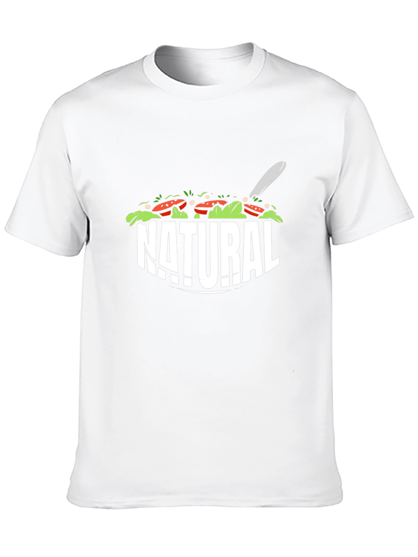 Natural Salad T-Shirt - Fresh & Fun Design