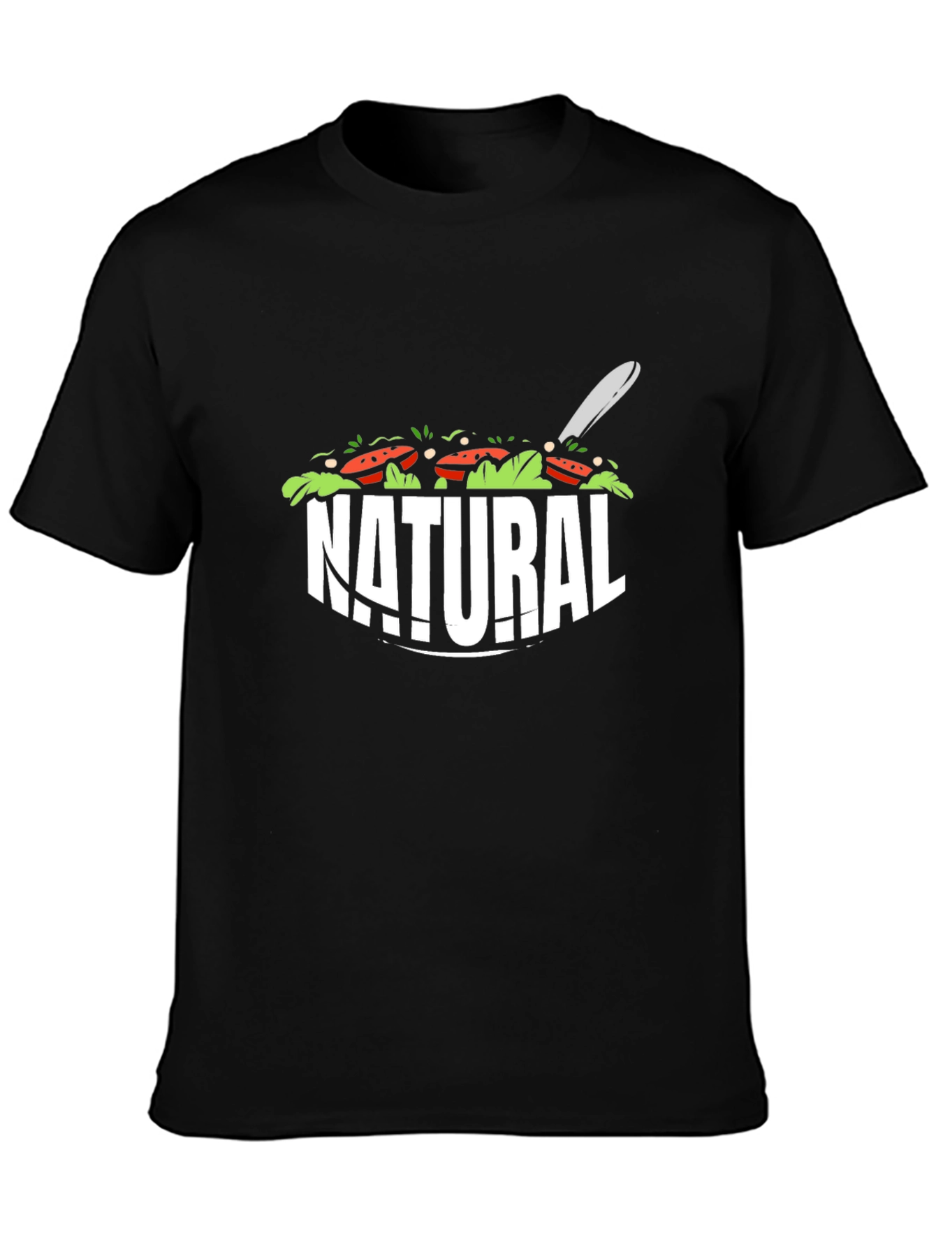 Natural Salad T-Shirt - Fresh & Fun Design