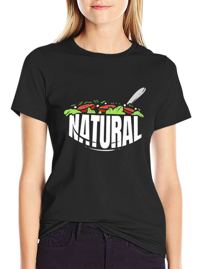 Natural Salad T-Shirt - Fresh & Fun Design