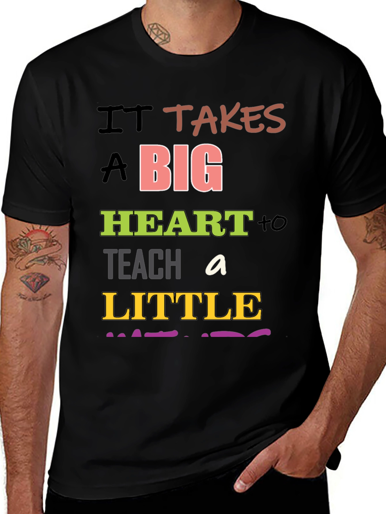 Teacher Heart Graphic Tee