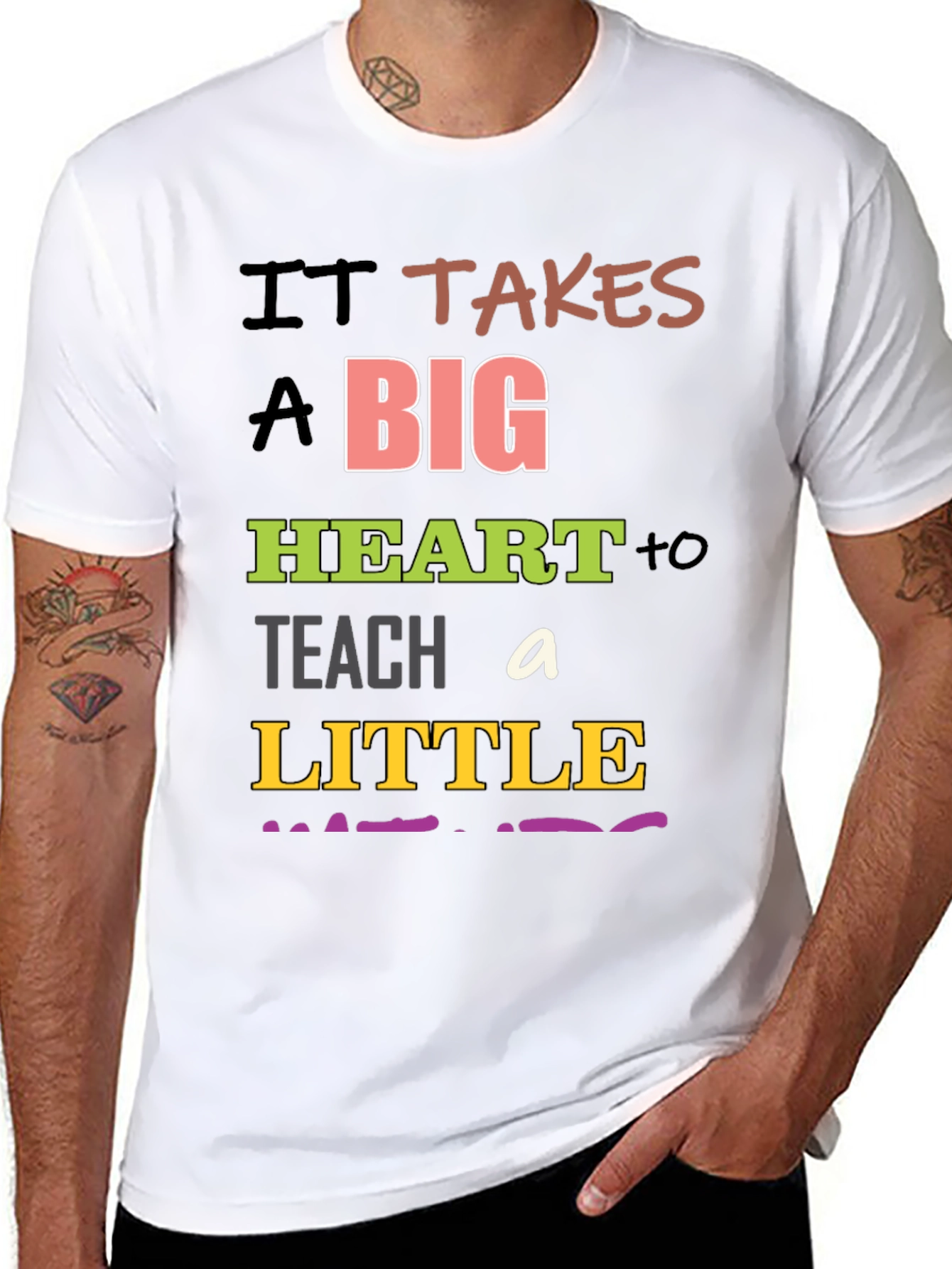 Teacher Heart Graphic Tee