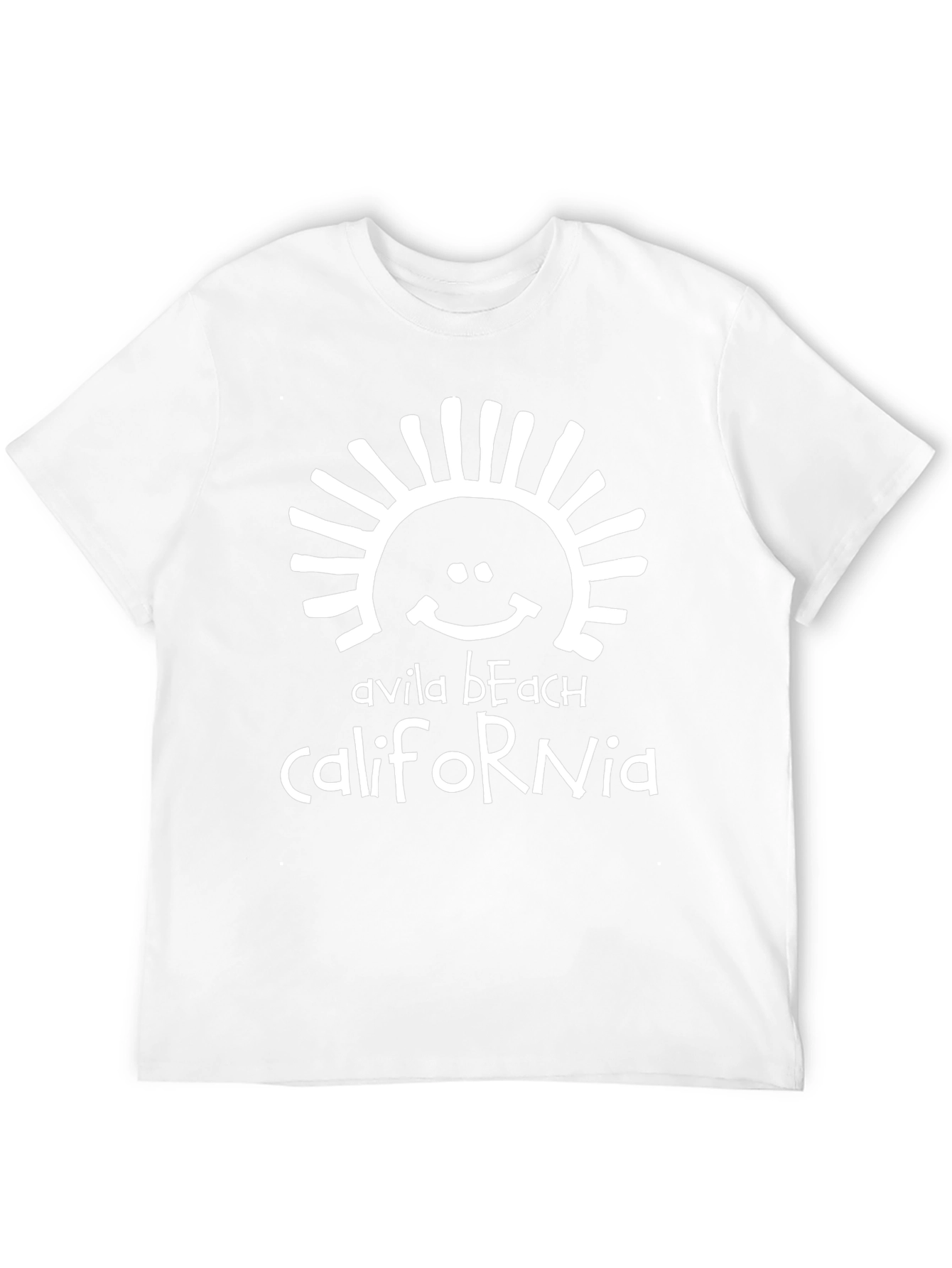 Avila Beach California Graphic T-Shirt - Black