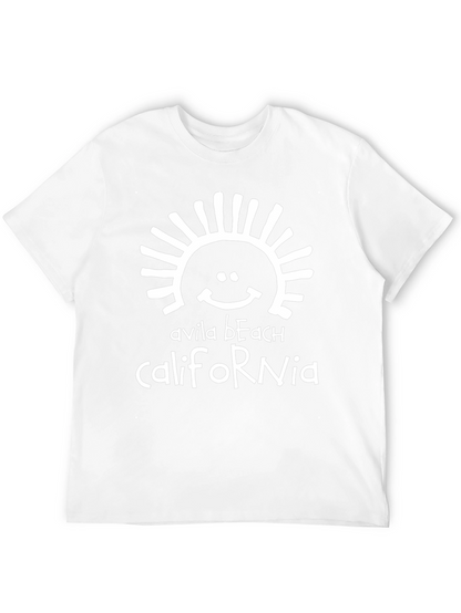 Avila Beach California Graphic T-Shirt - Black