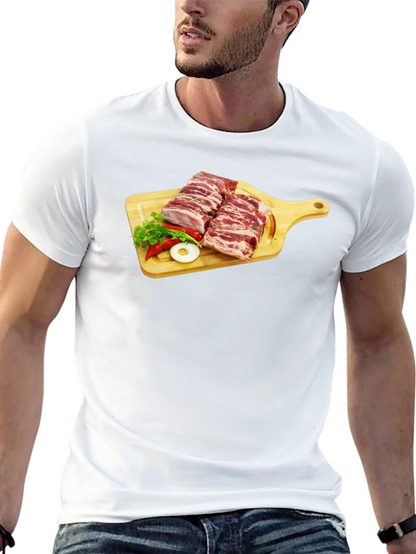 Ribs on Cutting Board Graphic T-Shirt