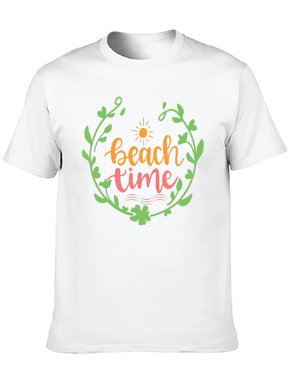 Beach Time Graphic Tee - Stylish Summer T-Shirt
