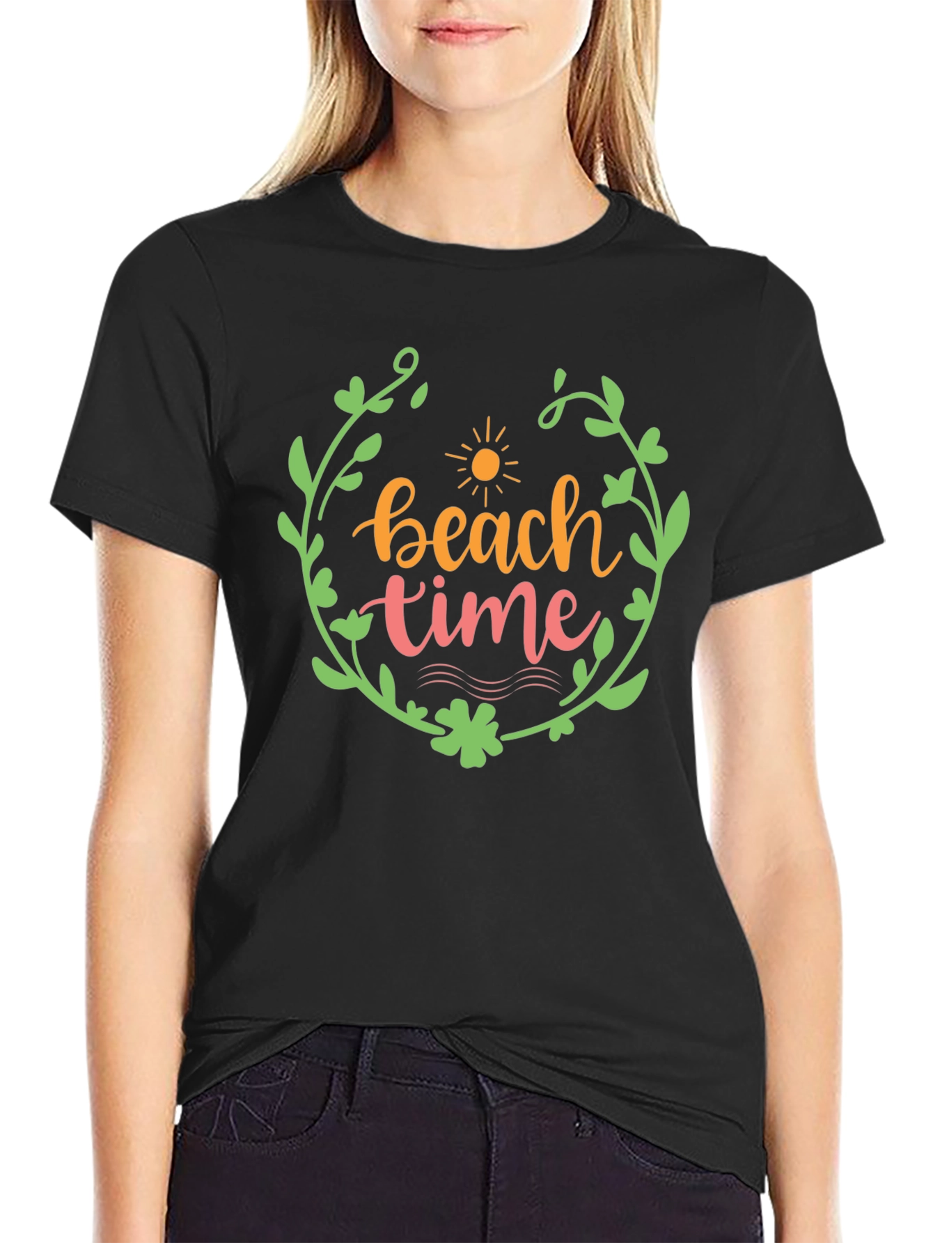 Beach Time Graphic Tee - Stylish Summer T-Shirt