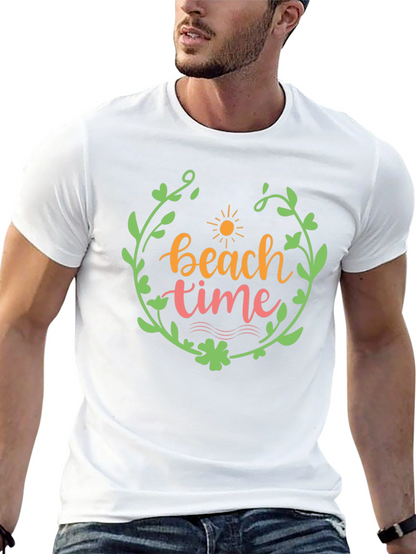 Beach Time Graphic Tee - Stylish Summer T-Shirt