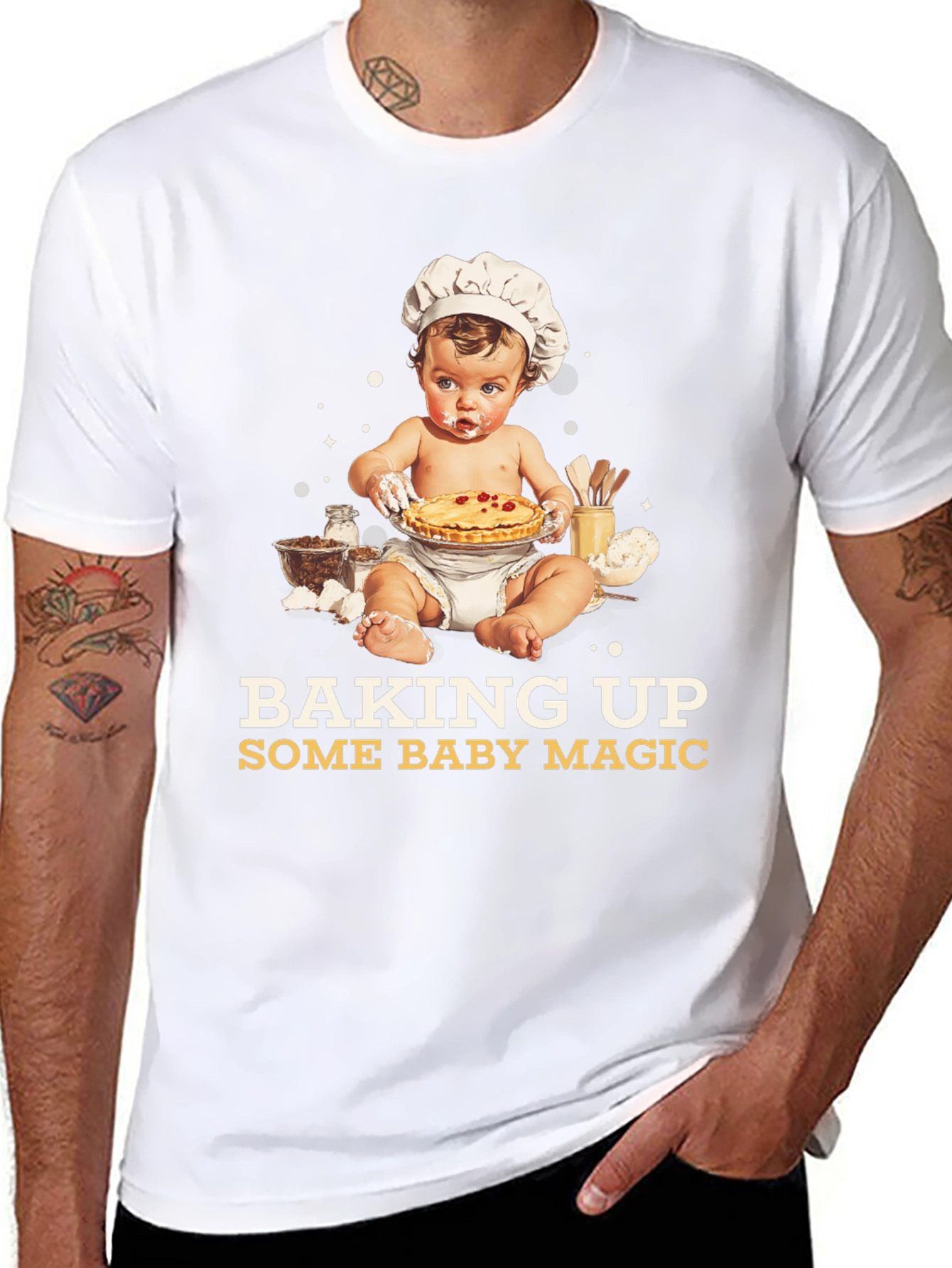 Baking Up Some Baby Magic Graphic Tee