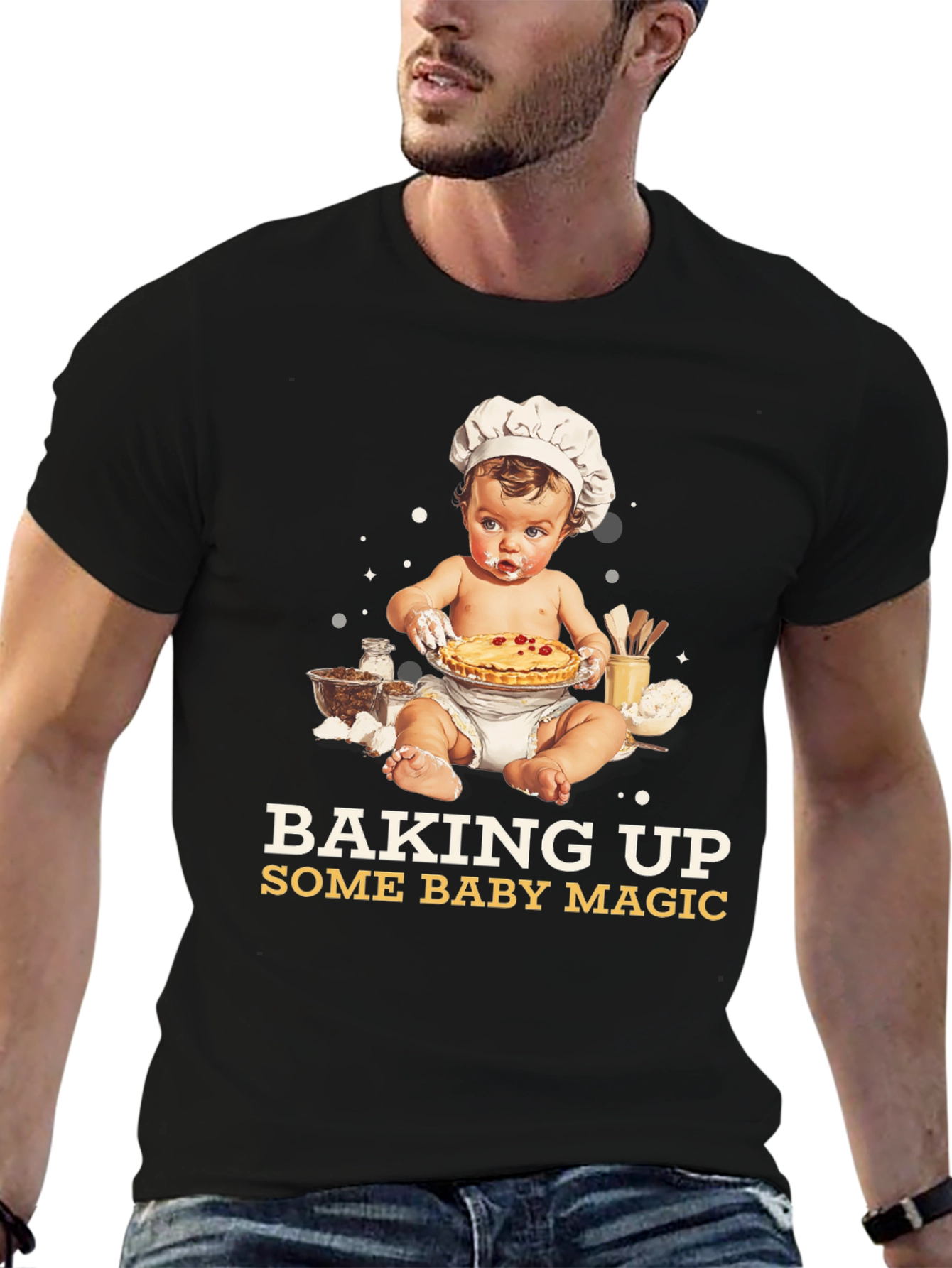 Baking Up Some Baby Magic Graphic Tee