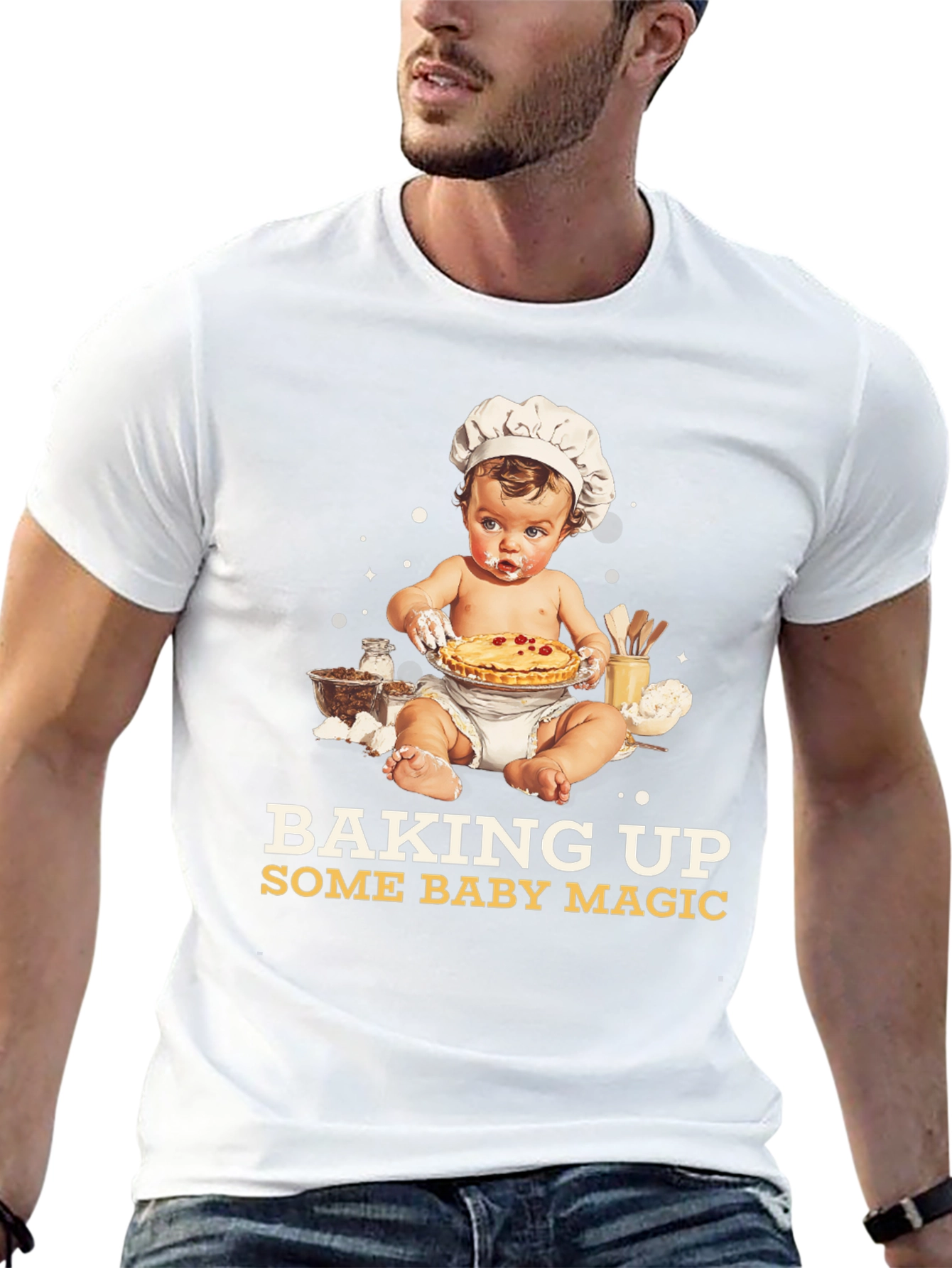 Baking Up Some Baby Magic Graphic Tee