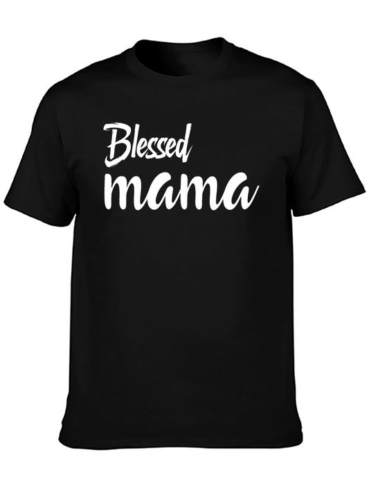 Blessed Mama Black T-Shirt