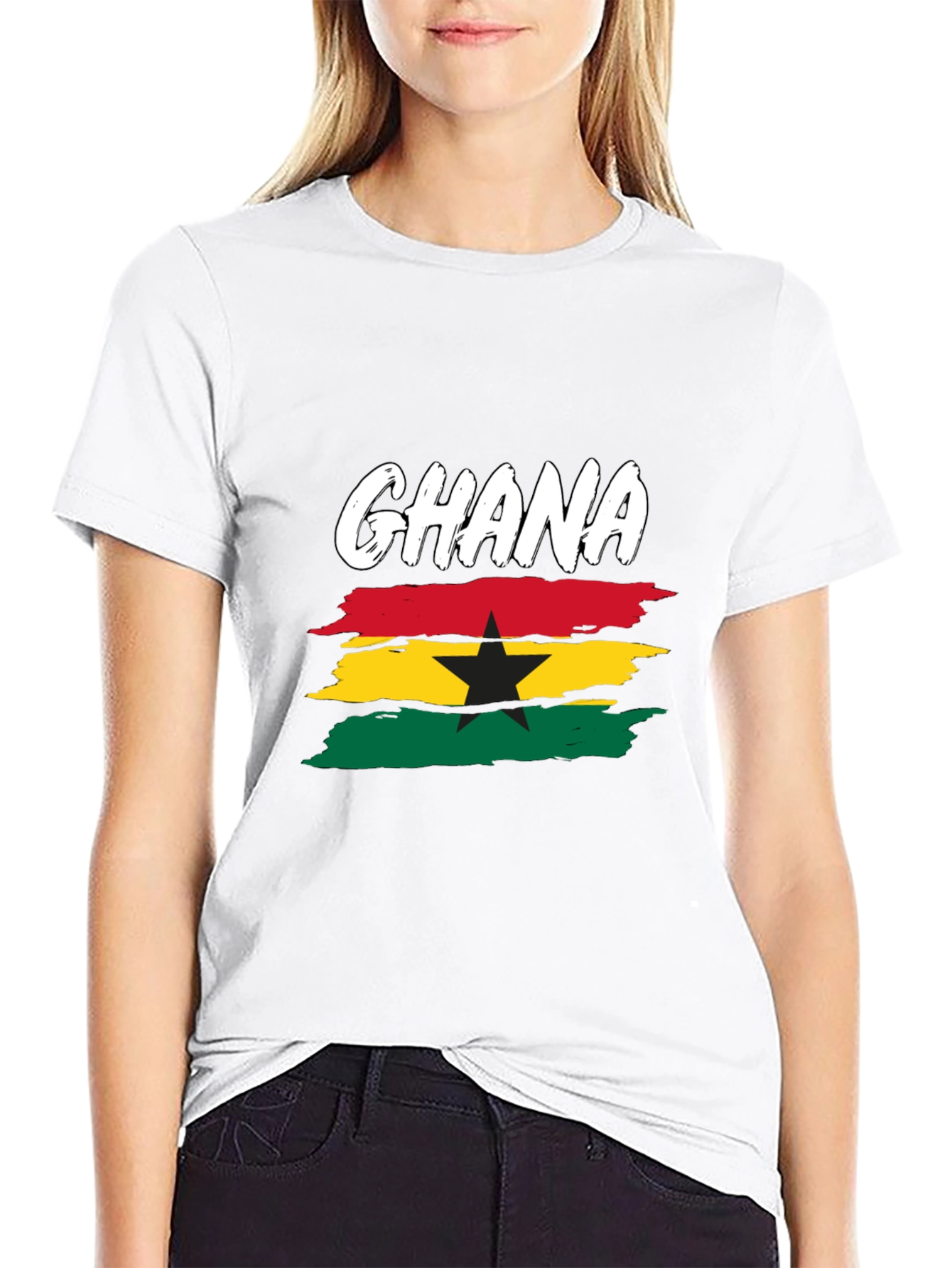 Ghana Flag T-Shirt: Patriotic Pride