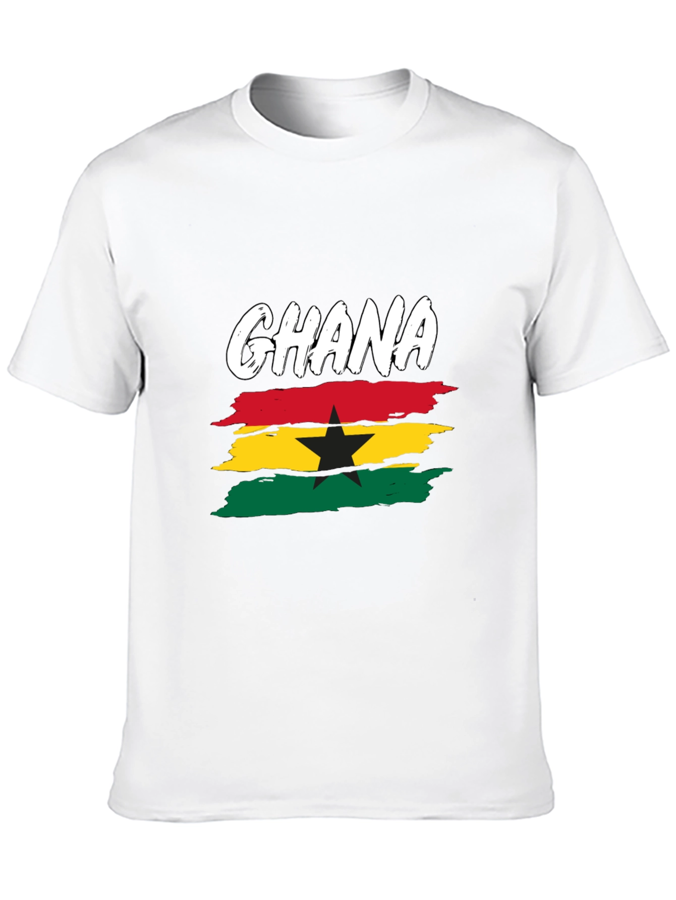 Ghana Flag T-Shirt: Patriotic Pride