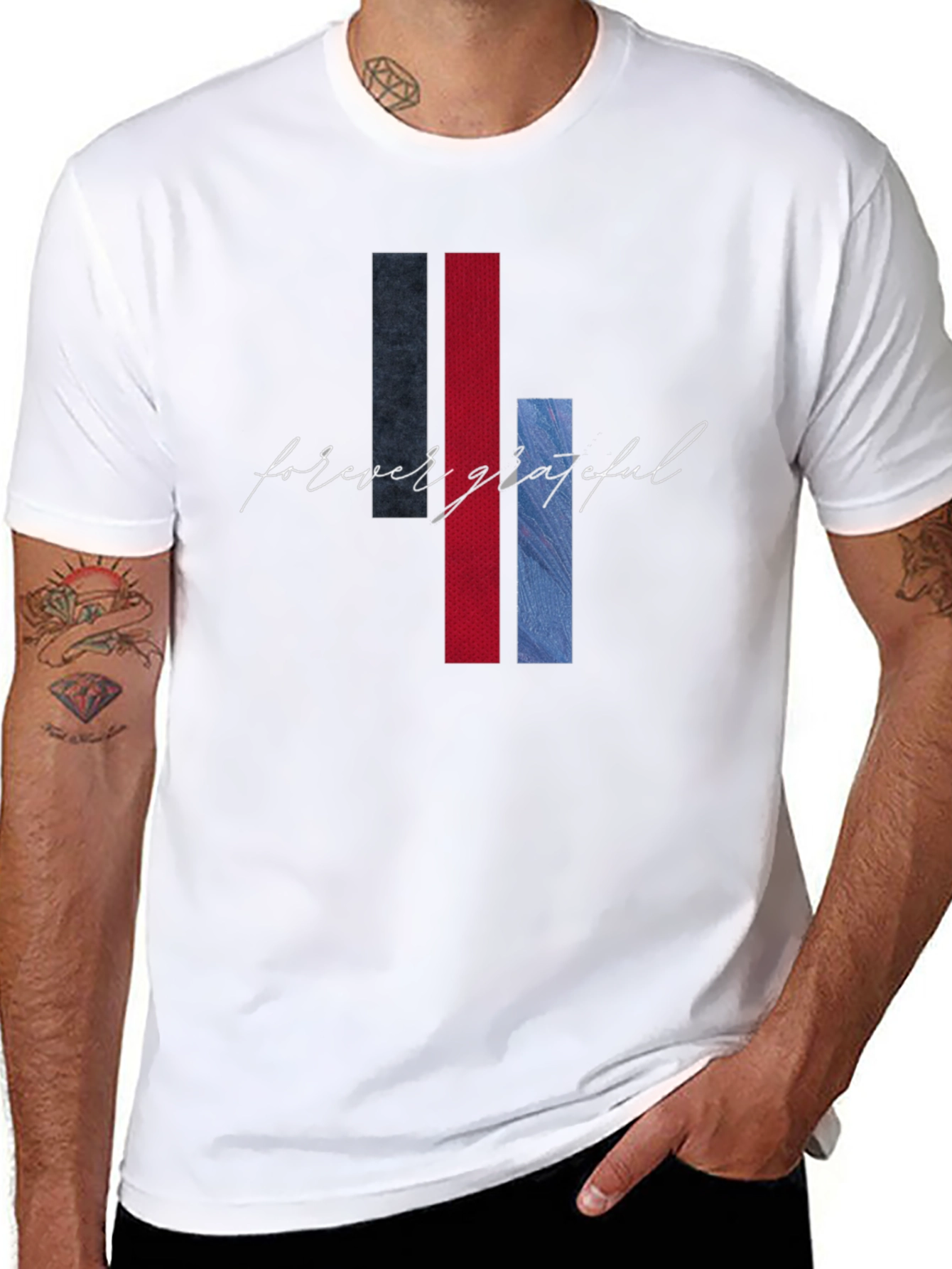 Forever Grateful Graphic T-Shirt - Modern Design