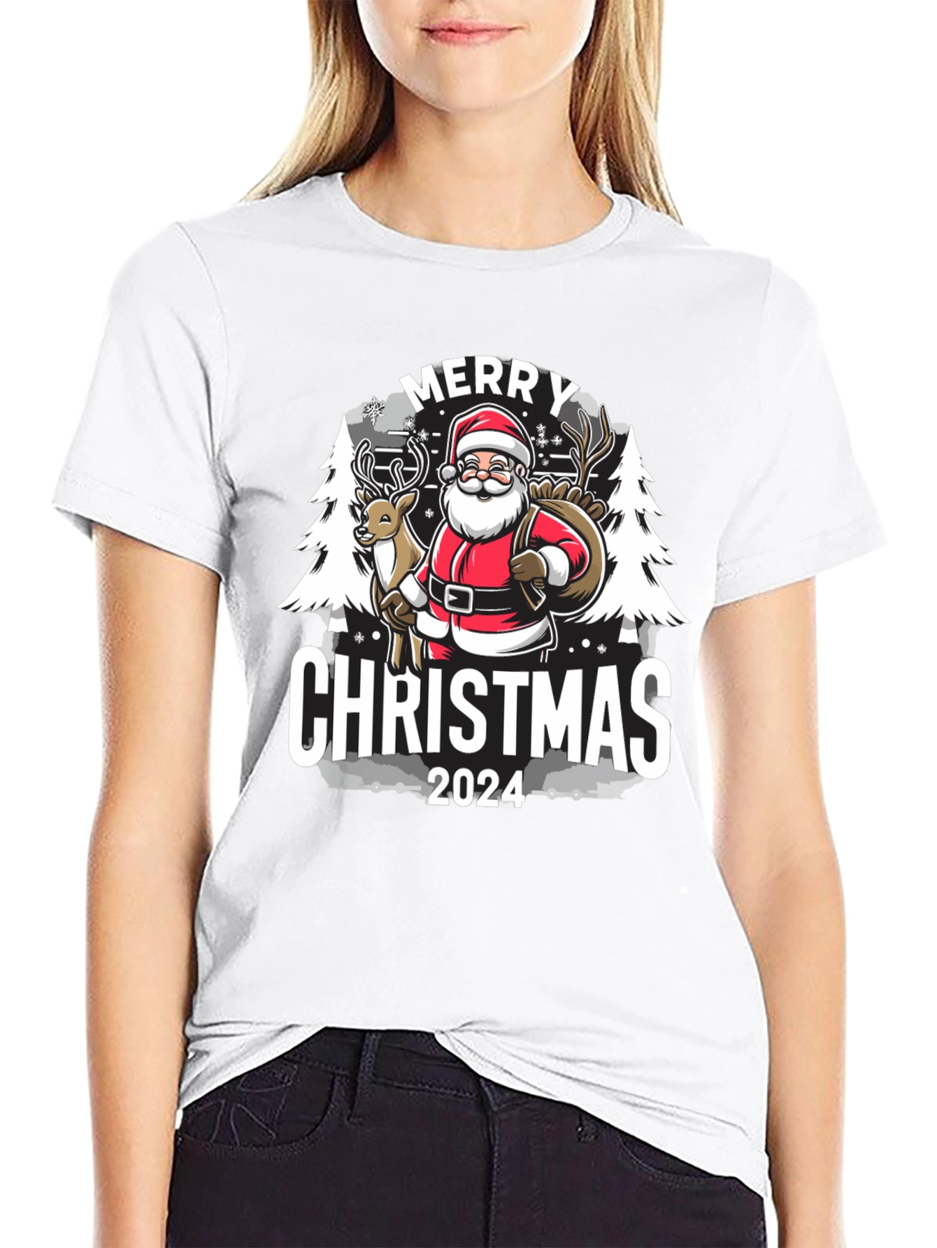 Merry Christmas 2024 Santa T-Shirt