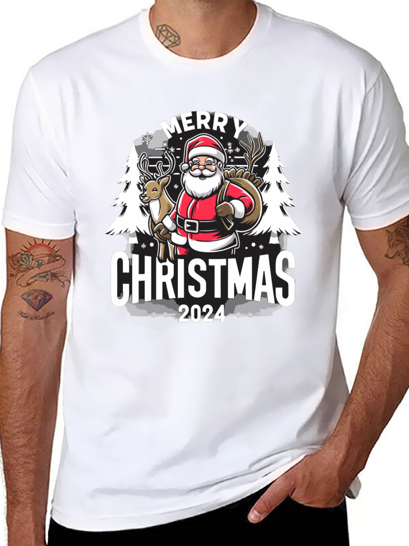 Merry Christmas 2024 Santa T-Shirt