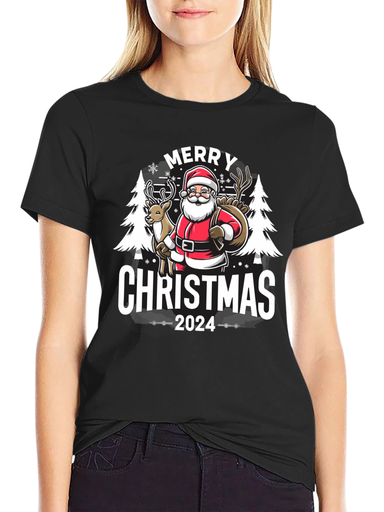 Merry Christmas 2024 Santa T-Shirt