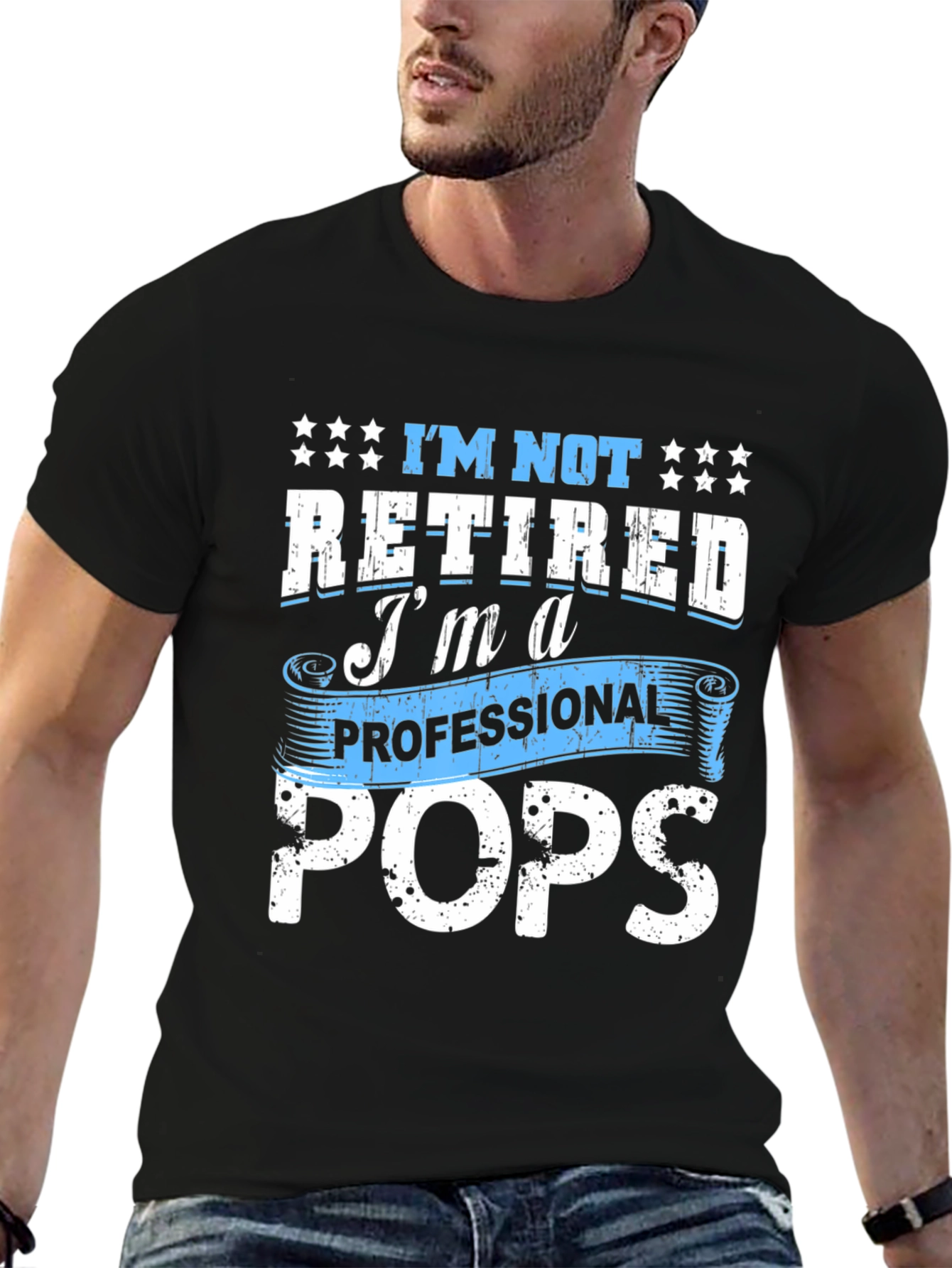 Professional Pops T-Shirt - Funny Retired Dad Tee