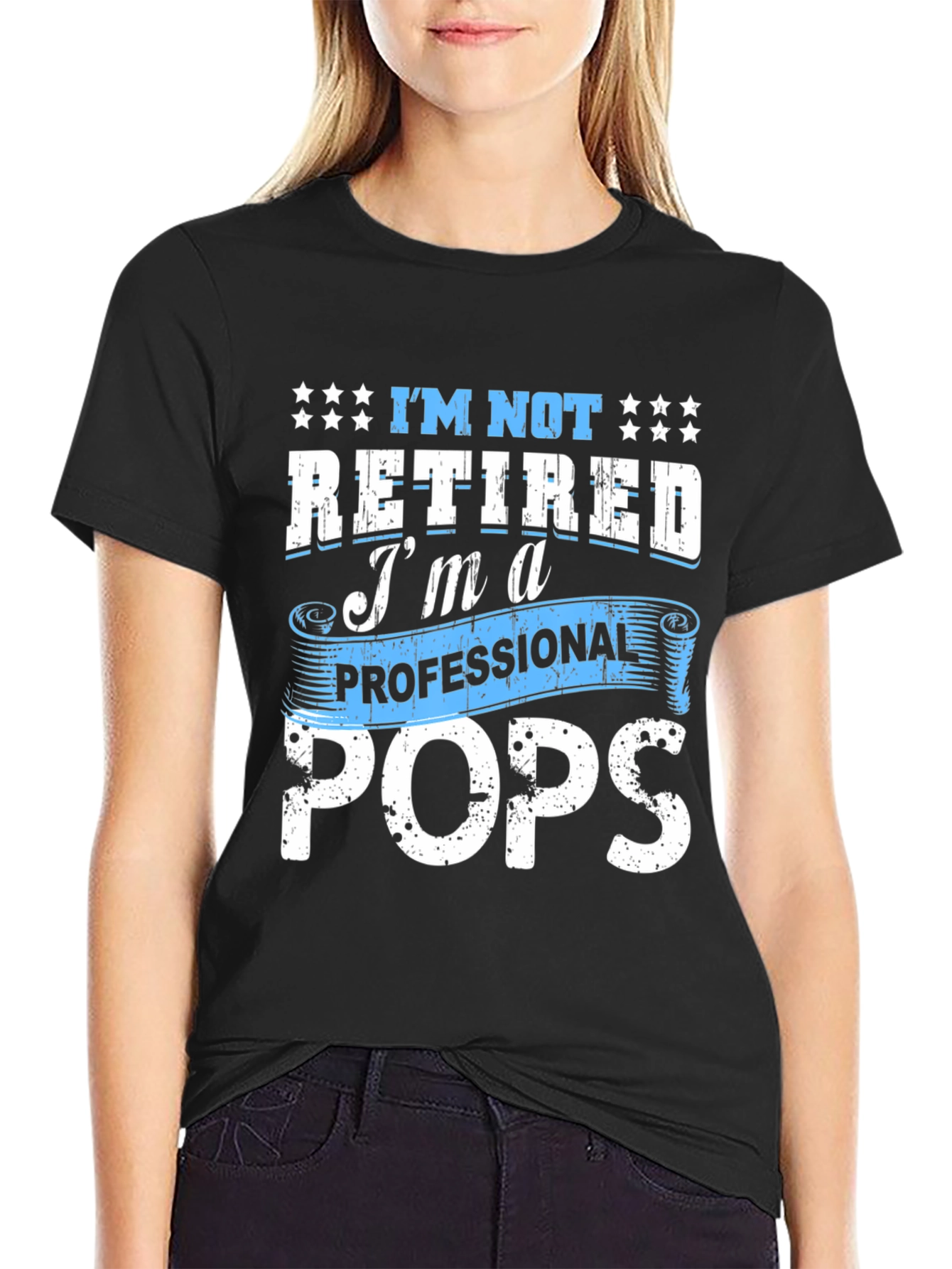 Professional Pops T-Shirt - Funny Retired Dad Tee