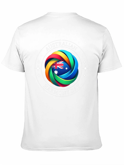 Australian Harmony Day Black T-Shirt