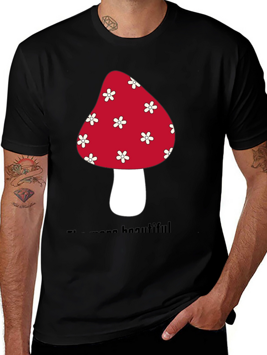 Mushroom Graphic T-Shirt - Unisex Cotton Tee